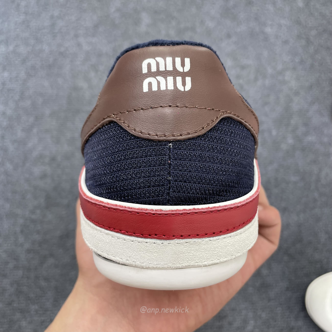 Miu Miu Baltic Blue Amaranth Suede Sneakers (4) - www.newkick.org